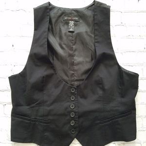 New York & Company  Black Vest
